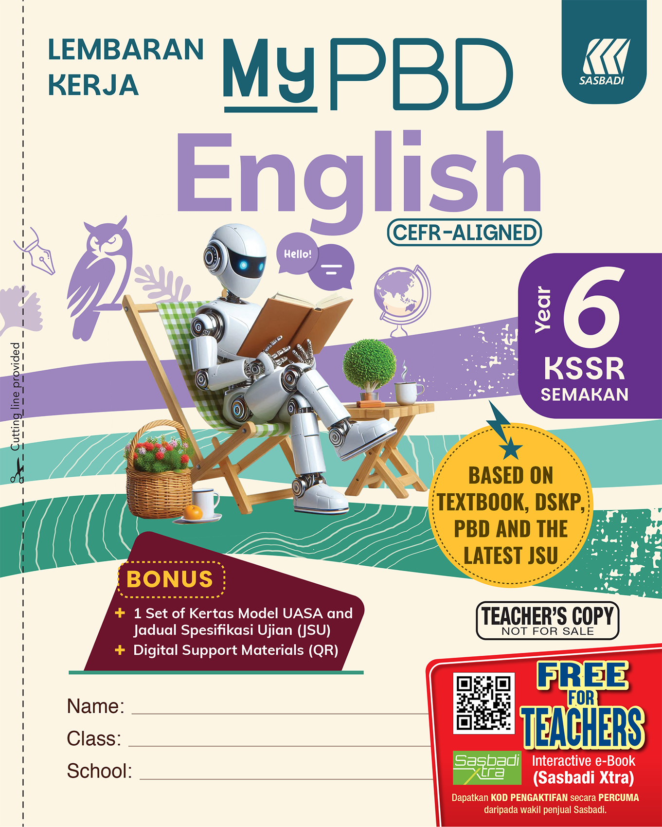 LEMBARAN KERJA MYPBD KSSR ENG YEAR 6 Cover